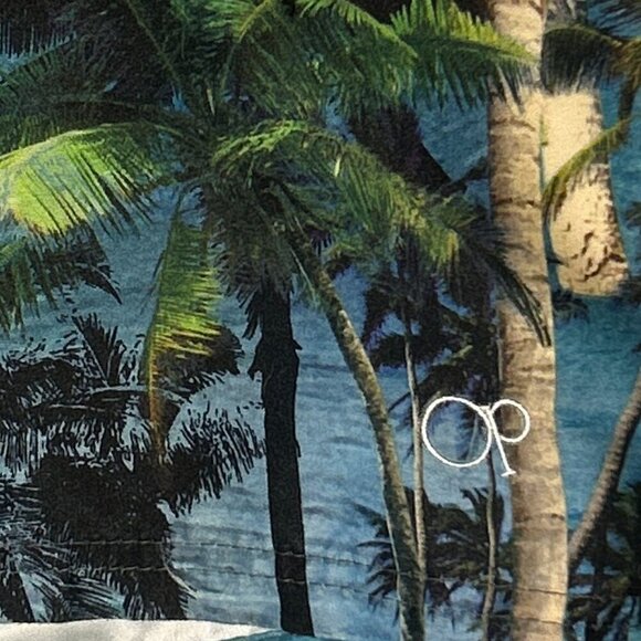 OP Men's Vintage SZ36 Tropical Print Swimsuit Board Short Beach Pool Swim Resort - Picture 4 of 10